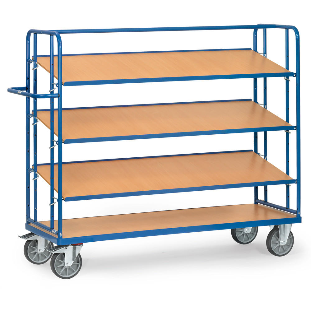 Etagenwagen mit verstellbaren Böden