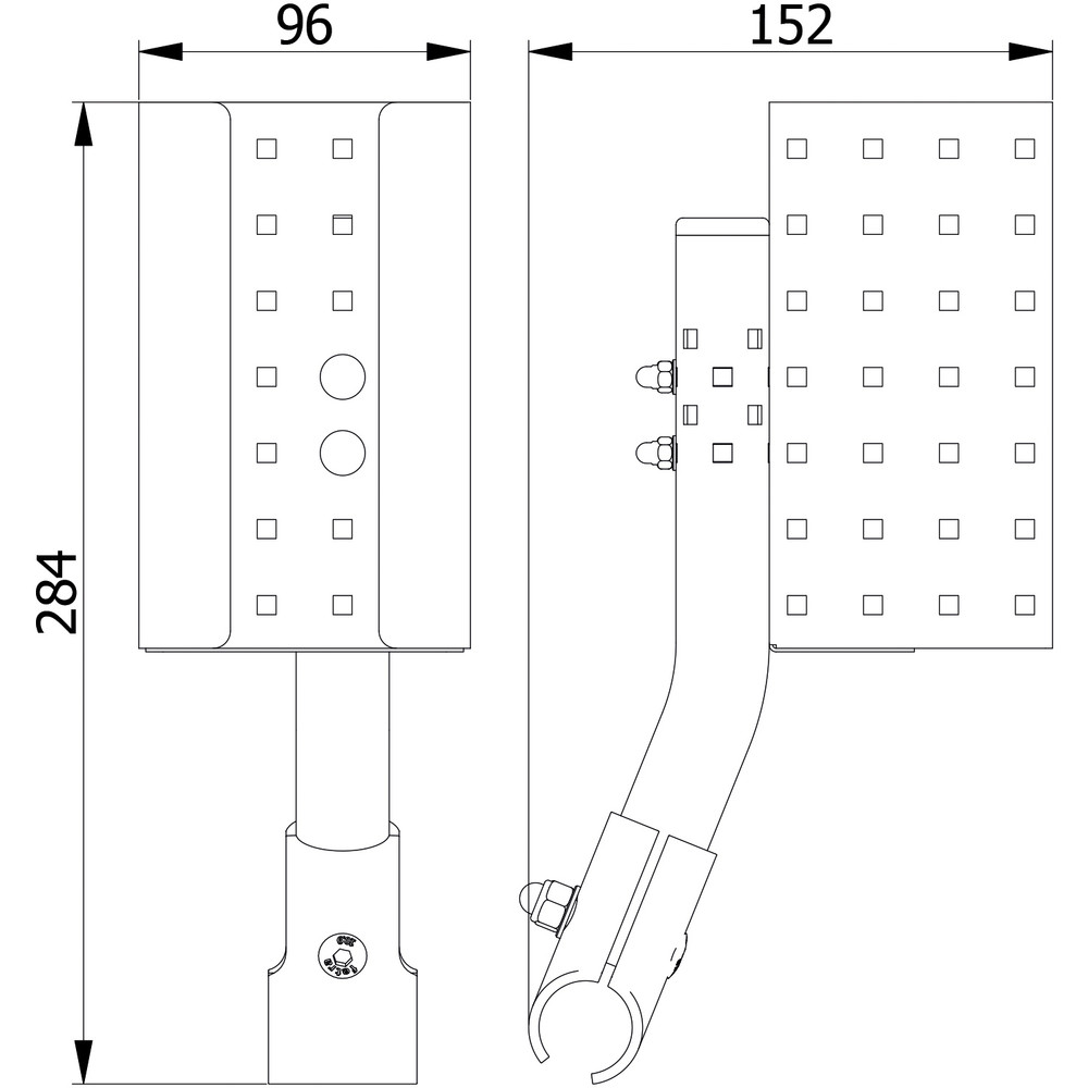 Desinfektionsmittelhalterung
