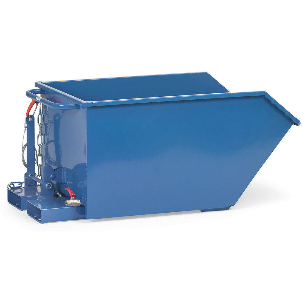 Hauptbild Kippbehälter mit Ablasshahn
