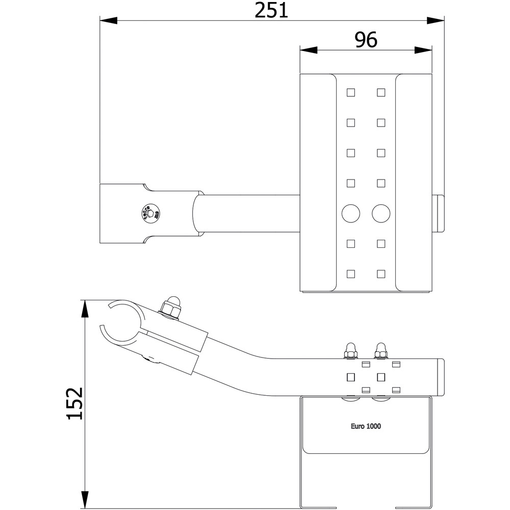 Desinfektionsmittelhalterung