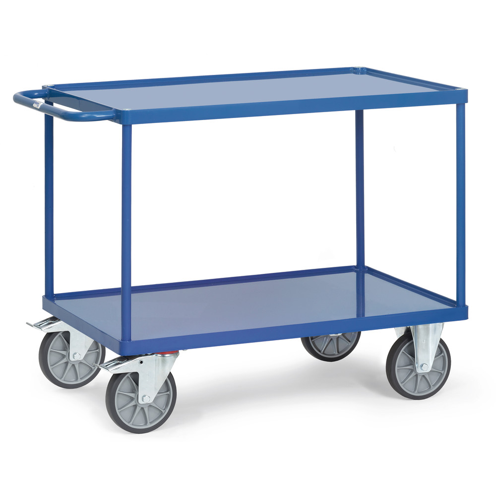 Tischwagen mit Stahlblech-Wannen