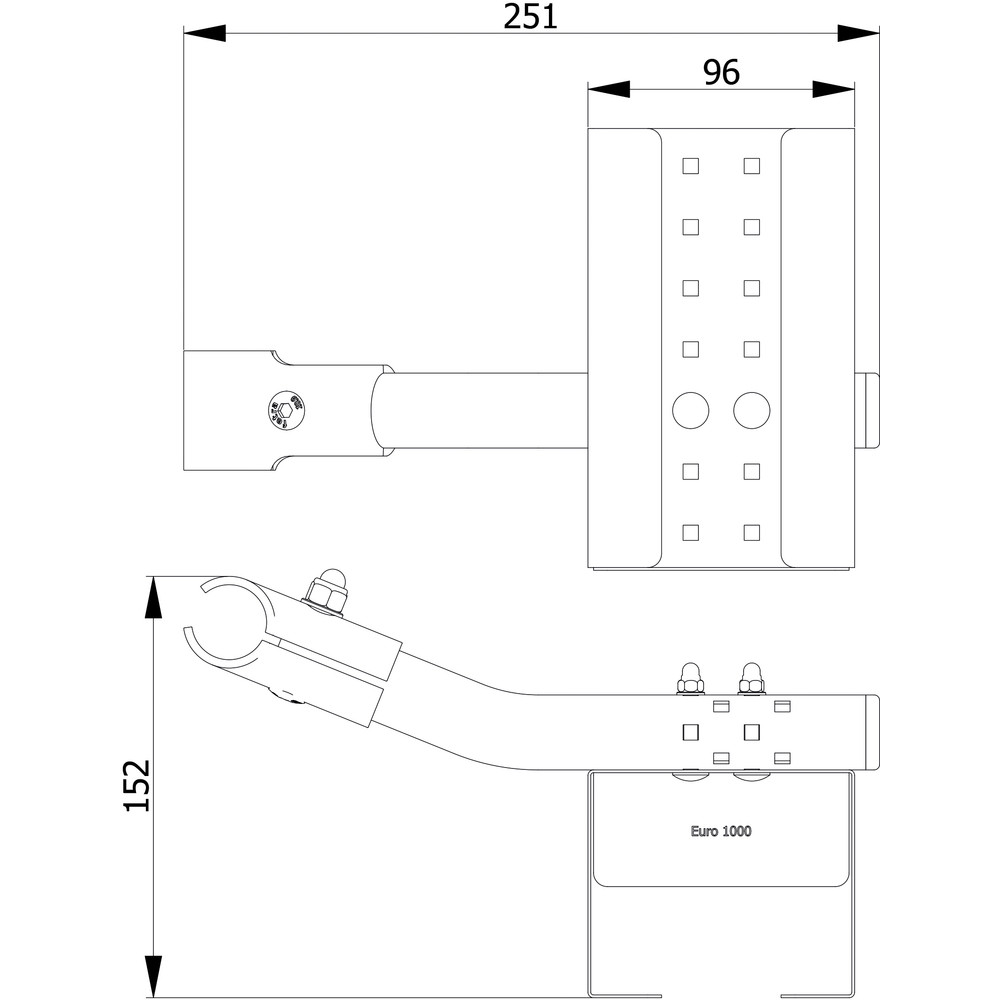 Desinfektionsmittelhalterung