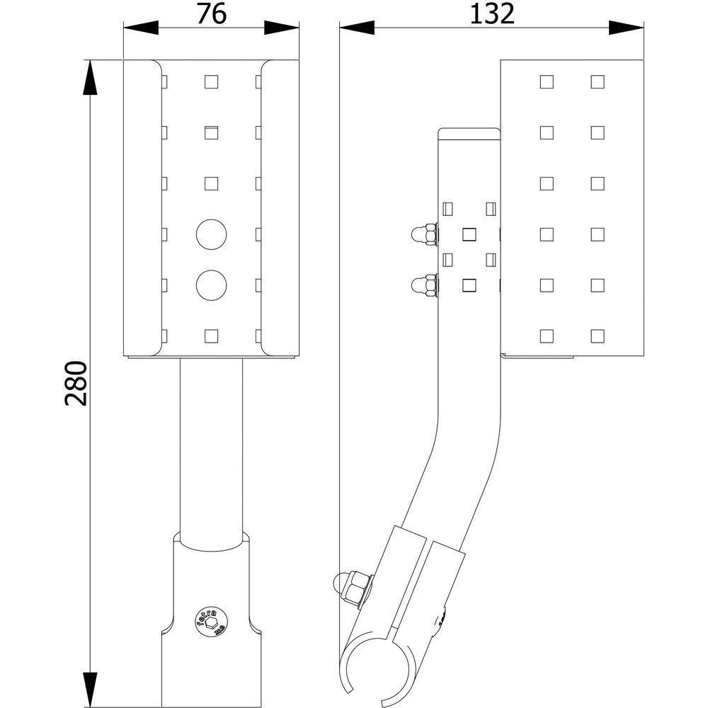 Desinfektionsmittelhalterung