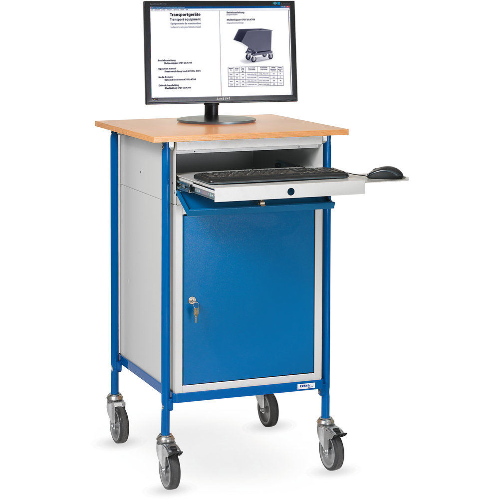 Rollpult für Computer