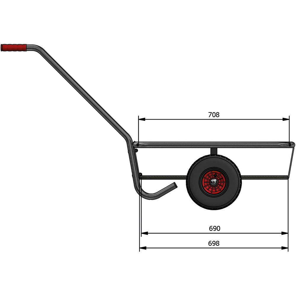 Handwagen feuerverzinkt
